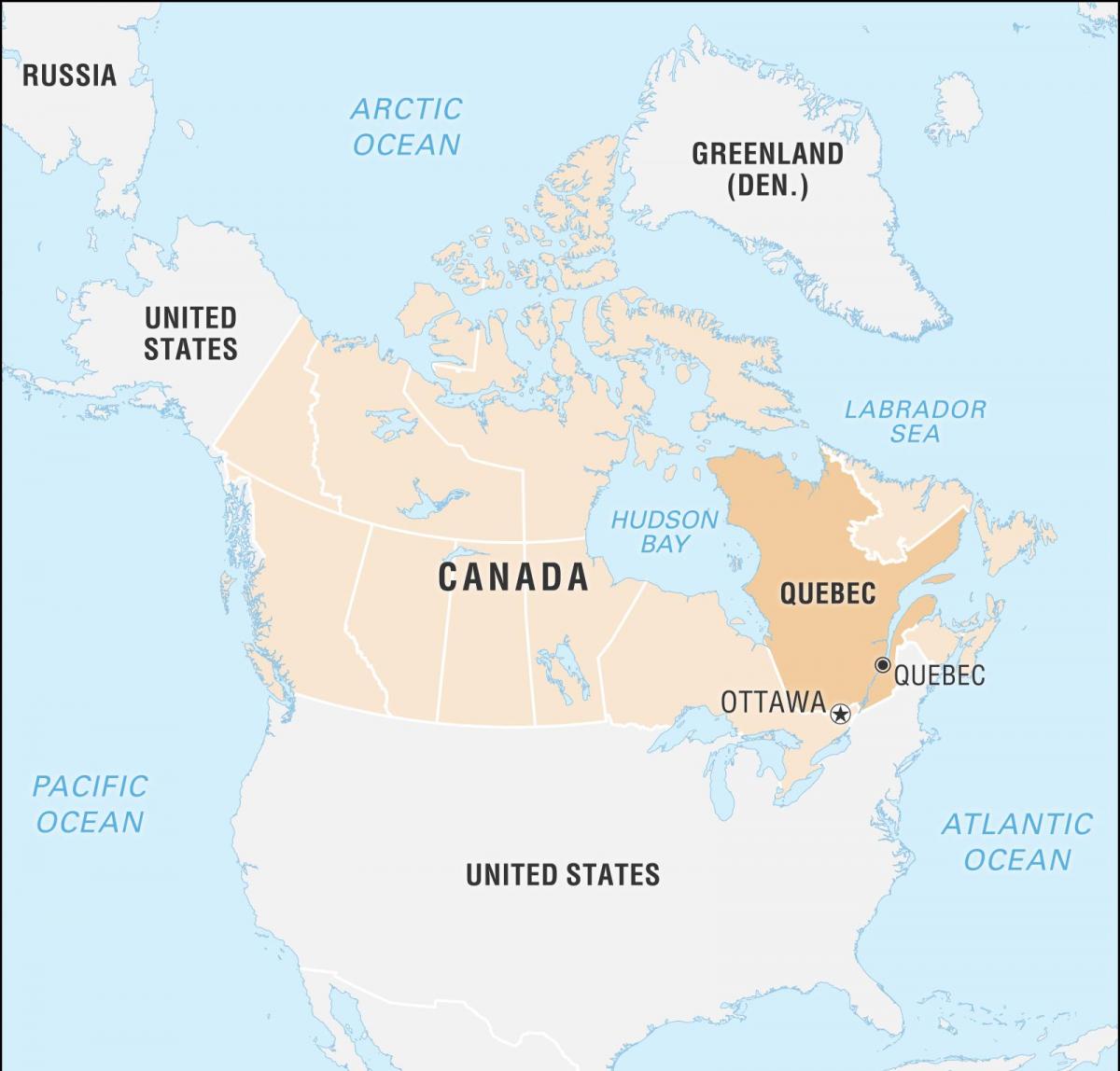 Mapa stolicy Kanady